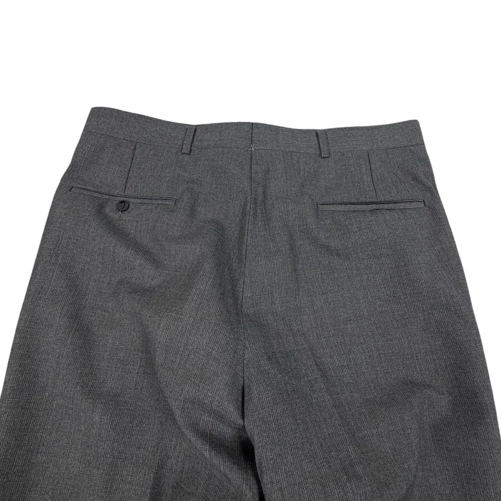 Christian Dior Monsieur Men Three Piece Suit Grey Wool 40R 34X32
